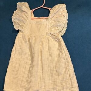 Zara Cream Kids Casual Dress